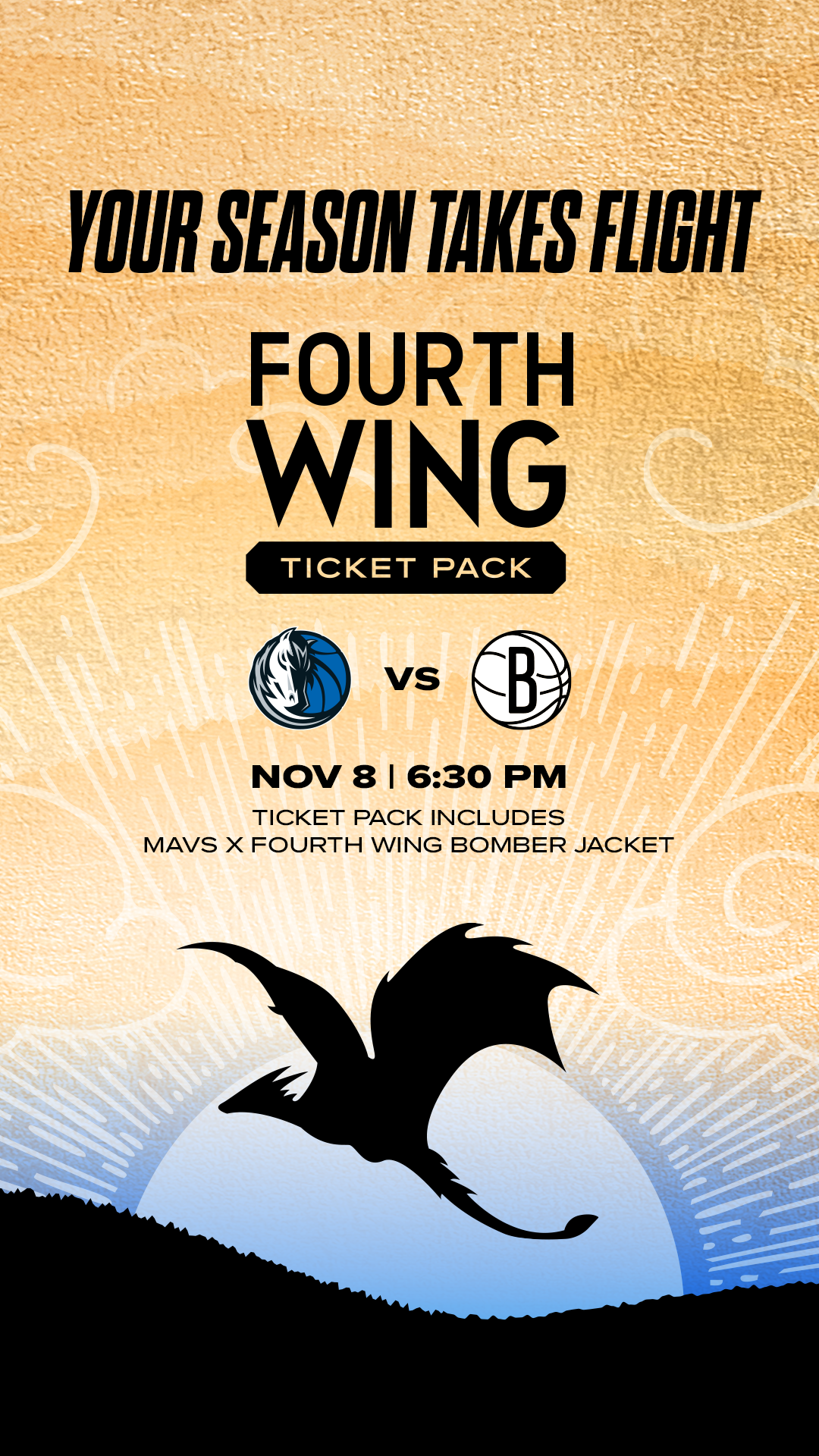 Mavs Fourth Wing Ticket Pack