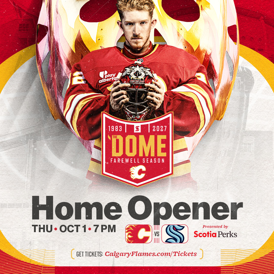 Flames final Saddledome home opener